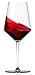 Miko Wine Glasses, Pure Lead Free Crystal, Wine Glass Set Of 6 (Cabernet)