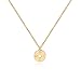 CYBERNY Women Going Places Compass Pendant Necklace with Message Card Golden