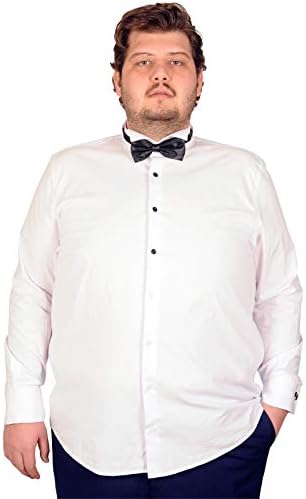ModeXL Big Tall Mens Tuxedo Shirt Wing 