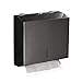 C-Fold Paper Towel Dispenser - Black Glossy Wall Mounted Stainless Steel Multifold Paper Towel Holder Commercial For Office bathroom