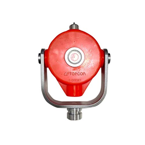 YXHUI Total Station Prism, Total Station Universal Prism Head, Prism Base, Frameless Tip clear and distinct (Color : Orange)