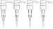 Bar5F Pack of 4, Best Shampoo/Conditioner Dispenser Pump Bottles for 1 L/33.8 oz.