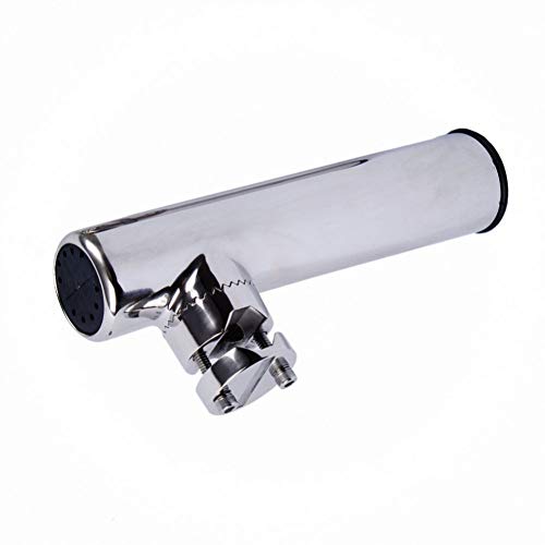 QIUXIANG-EU 2 Stück Marine Angelrute Edelstahl Angelgerät Drehbarer Rutenhalter Angelrutenhalter mit Klemme für Rohr 7/8… – Bild 4