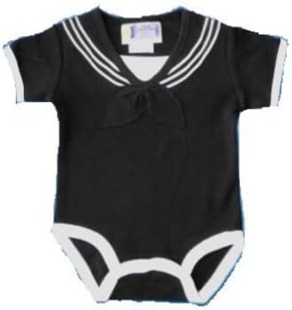 Baby / Infant U.S. Navy Sailor Suit Outfit - Black (3-6 MONTH)