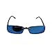 Polarized Uv Clip on Blue Reflective Lens Sunglasses for Metal Frame with Case