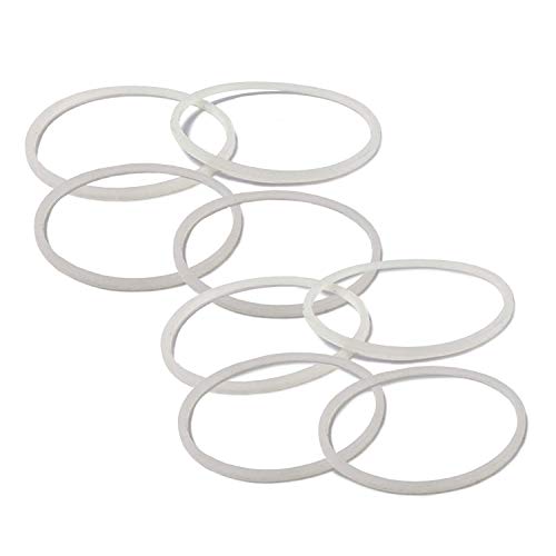 Original Magic Bullet Accessory 8 Pack Plastic Replacement Gasket Parts For Magic Bullet 250W (8)