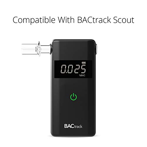 120 Pieces Breathalyzer Mouthpieces Compatible with S80 and S75 Breath Alcohol Testers (120 Pcs)