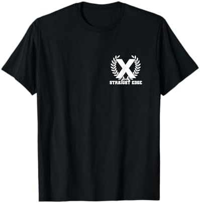 Amazon.com: Straight Edge Laurel X Hardcore Punk HC XXX Vegan sXe