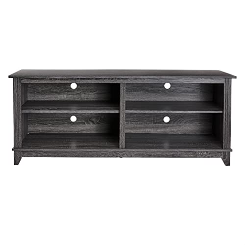 ROCKPOINT TV Stand Media Console For TV's Up To 65 Inches 58" With 4