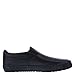 safeTstep Men's Black Leather Slip Resistant Ben Twin Gore Slip-On 8.5 Regular