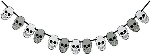 DYNO SEASONAL SOLUTIONS 56044-1003 Hallow Skull Garland, 6-Feet