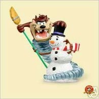 Hallmark Keepsake Christams Ornament - Looney Tones - Taz the Snowman Wizard
