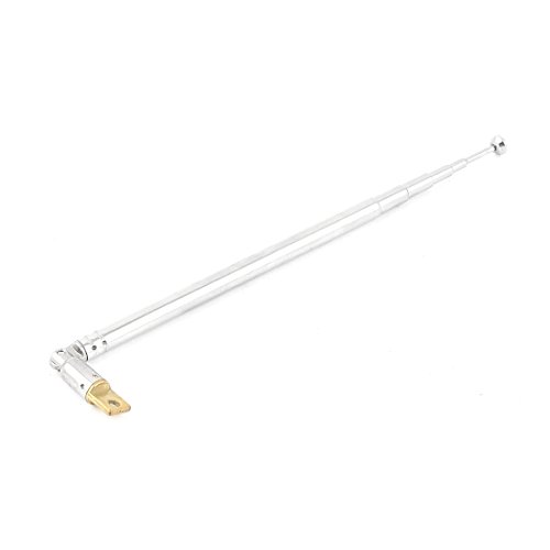 uxcell 13cm to 50cm 6 Sections Telescopic Antenna Aerial for AM FM Radio TV