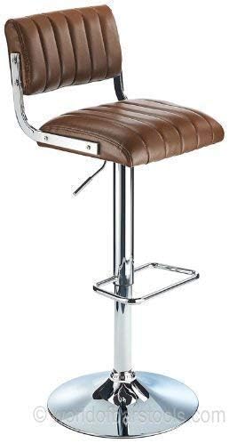 Costantino Apollo Gas Lift Bar Stool Brown
