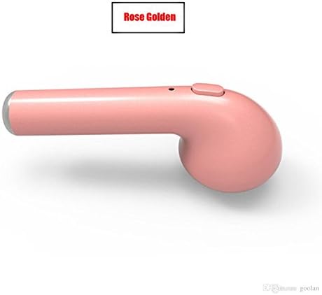 HBQ i7 Mini Single Bluetooth 4.1 Stereo Earpiece with Mic for all iOS and all Android Devices-Rose Gold