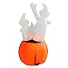 Homegear Halloween Decorations 4 Feet Inflatable Pumpkin/Ghost Combo LED Glow Light