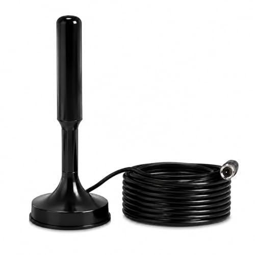 Antena Digital Interna HD para TV – Sinal Forte e Estável, Canais Abertos em Alta Definição, Compatível com Smart TVs Samsung, LG, Sony, TCL e Mais – Não Precisa Configurar