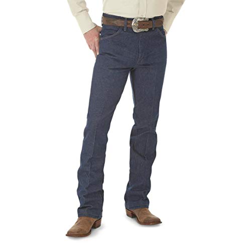 Wrangler Men's Western Boot Cut Slim Jean,Navy,30x30