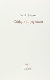 Critique du jugement