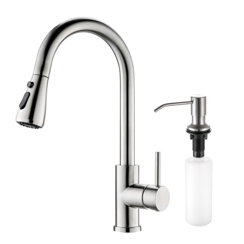 Kicimpro Kitchen Faucet with Soap Dispenser