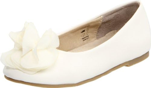 Pazitos Silk Rose BF PU,Ivory,29 EU/11 M US Little Kid