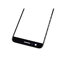 vekir Repuesto de visualización Lente de vidrio para LG K10 (2017) (Negro)