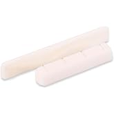 Chiffonade 4 String Guitar Bone Bridge Saddle Ukulele Bone 53mm Bridge Saddle &amp; 35mm Nut for Instrument Replacement - 1 Set