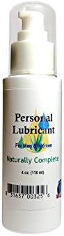 Naturally Complete Personal Lubricant 4 oz. Pump Bottle |Gel Base | Non-GMO | Unscented
