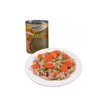 Evangers Against the Grain Pulled Chicken Dog Food Pack of