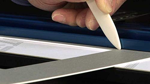 Real Bone Folder & Paper Creaser Set, Crafting Scoring Burnishing Folding Scrapbooking Tool for Leather Paper Crafts, Cards DIY Handmade Bookbinding by DeedyGo