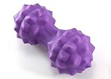 Self Massage Ball /Mobility WOD Ball - Double Lacrosse Ball /Peanut Massage Ball - Fantastic For Yoga, Crossfit, Trigger Point Therapy, Self Myofascial Release & Back Massage