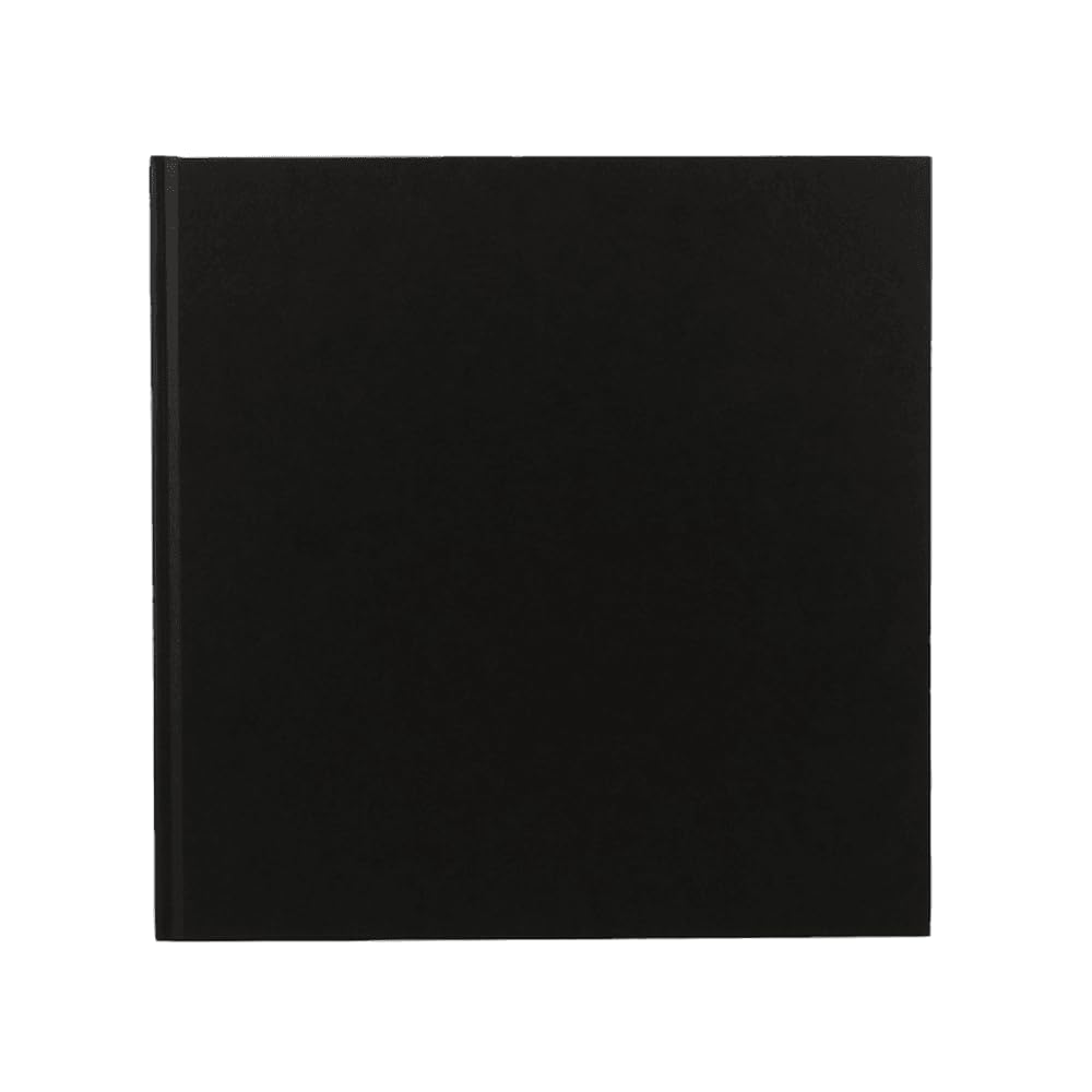 Seawhite Black Cloth Hardback Sketchbook - Large Square 250x250mm