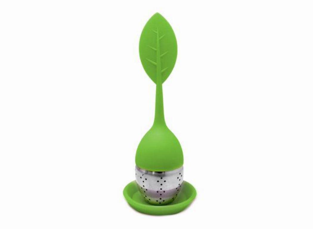 Nerthus FIH 262 Leaf tea infuser. Tea infuser in leaf shape. Coaster included.