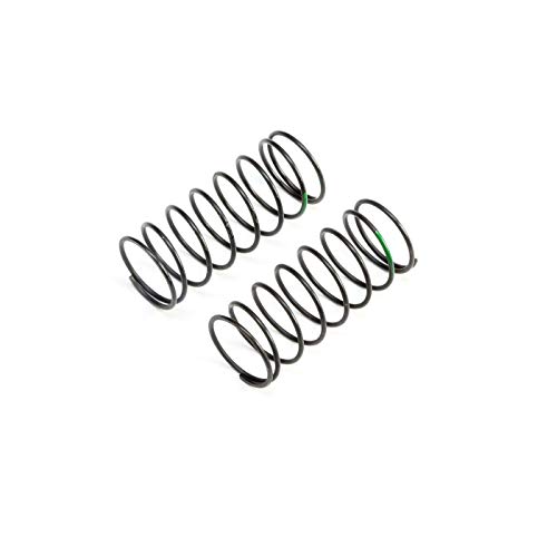 Team Losi Front Springs, Green, Low Frequency 12mm (2)