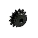 TRITAN 35B17H X 1/2 MPB Plain Bore B-Hub Sprocket, 17 Teeth, 3/8" Pitch, 1/2" Plain Bore primary