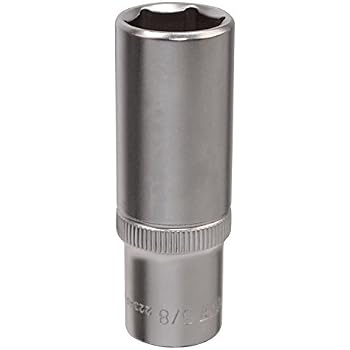 OEMTOOLS SAE-Stecknuss 1-1/16 Zoll – 1/2 Zoll Antrieb, Dünnwandig, 6-Punkt, Mit No-Slip-Griff