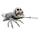 Halloween Haunters Animated Crawling Skeleton Zombie Skull Torso Groundbreaker with Moving Body LED Eyes Prop Decoration - Arms, Legs, Chest Bones- Haunted House Graveyard Tombstone Display