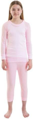 Childrens/Girls Thermal Underwear Sets Long Sleeve Vest & Long Pants Polyester/Viscose, Various Colours & Sizes