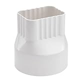 VYH Premium Rain Gutter Downspout Adapter 2.5" x