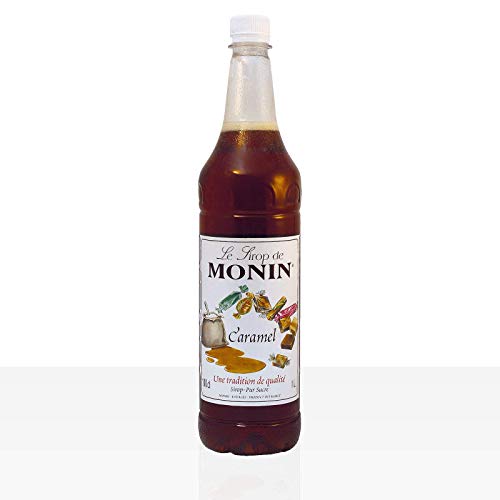 Monin Sirup Caramel 8 x 1 l PET-Flasche Karamell Karamellsirup – Bild 3