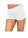 Little Beauty Yoga Running Workout Shorts Tankoo Athletic Elastic Waist White M