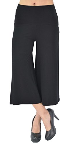 PattyCandy Womens Capri Skousers Flared 