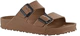 Birkenstock Unisex Arizona EVA Sandal, Metallic Copper, 38 Narrow/7-7.5 Women