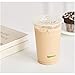 Amazon Basics Compostable Flat Cold Cup Lid, 95mm, Clear, Pack of 1,000