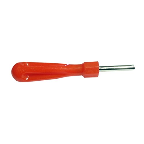 Jiasijieke 5PCS Car Tire Valve Stem Core Removal Tool Motorcycle Single Head Valve Core Remover Tube Installer with Plastic Handle