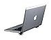 Just Mobile Lazy Couch Laptop Cooling Stand, Ergonomic Cooling Pad Small Invisible Portable Stand Keyboard Riser Aluminum for iPad/MacBook/Notebook