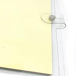 6-Ring Binder Cover Refillable Notebook Shell,Snap