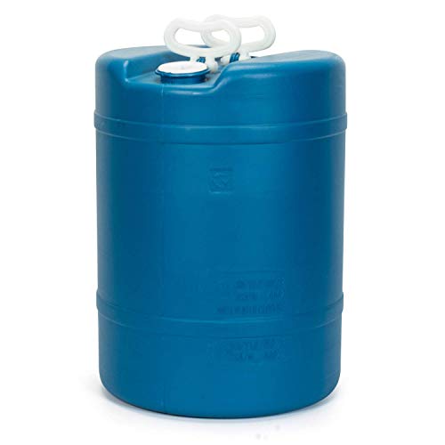 15 Gallon Emergency Water Storage Barrel - 2 Tanks - Preparedness Supply - Water Tank Drum Container - Portable, Reusable, BPA Free, Food Grade Plastic - Thumbnail 2
