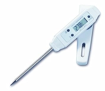 TFA Dostmann Pocket-Digitemp S digitales Einstichthermometer, Taschenformat, abwaschbar, Profi-Einsatz, Temperaturkontrolle