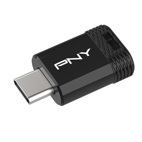 PNY 128GB Elite-X Fit Type-C USB 3.2 Flash-Laufwerk - Erweiterte Leistung von bis zu 200 MB/s beim Lesen, praktische tragbare Datenspeicherung, ultrak